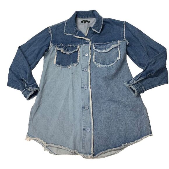 Patchwork Denim Jacket - Picture 1 of 7